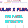 Singular e Plural - Painel interativo