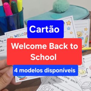 Cartões - Welcome Back to School