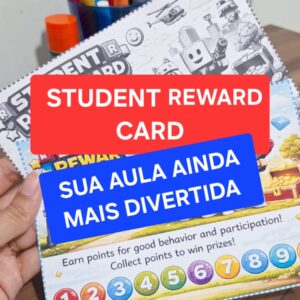 🎮 STUDENT REWARD CARD – ROBLOX THEME