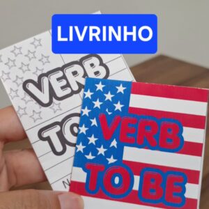 Livrinho dobradura – Verb To Be (My Little Book)