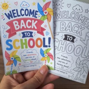 Minibook – Welcome Back to School